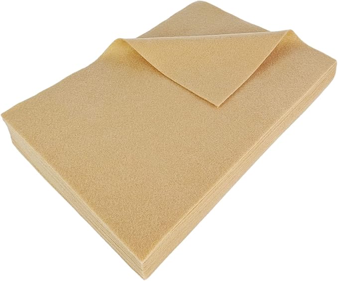 Jtnohx Color Felt, Soft Felt Sheets, 1.4mm Thick 8"x12" Handicraft Felt Fabrics by Jtnohx