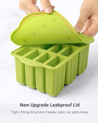 Popsicles Molds, MEETRUE 12 Pieces Silicone Popsicle Molds Easy-Release - Image 6