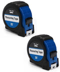 Mr. Pen- Retractable Tape Measure 25 ft, 2 Pack, Dark Blue, Easy Read | Steel by MrPen