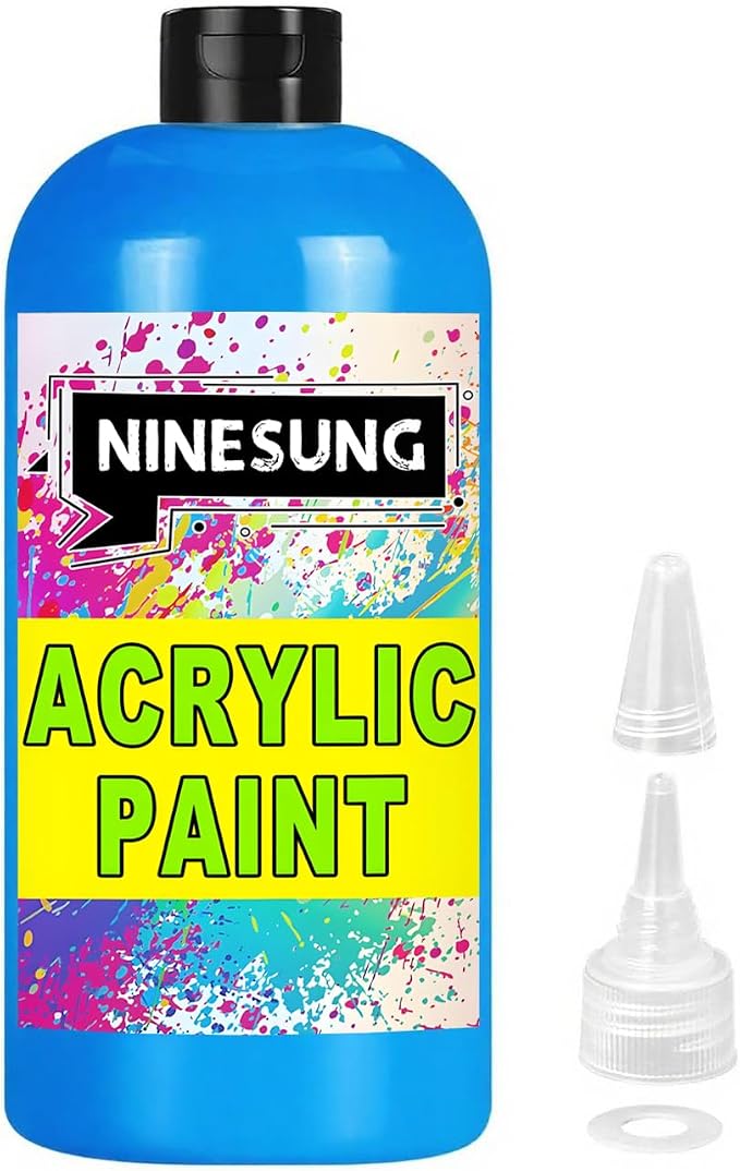 Blue Acrylic Paint by NINESUNG