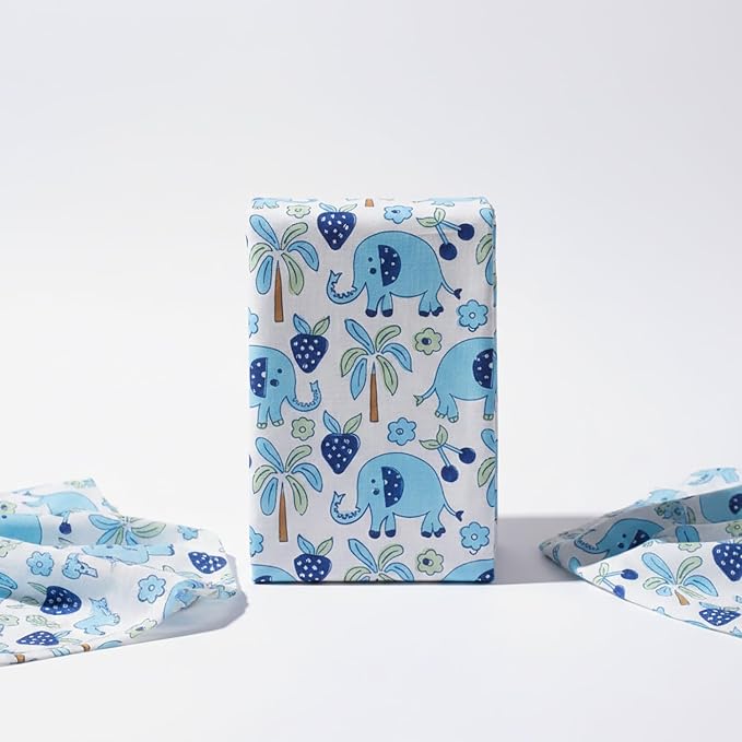 E-Tailor® Hand-Block Printed Pre-Cut Cotton Fabric Ideal - Image 3