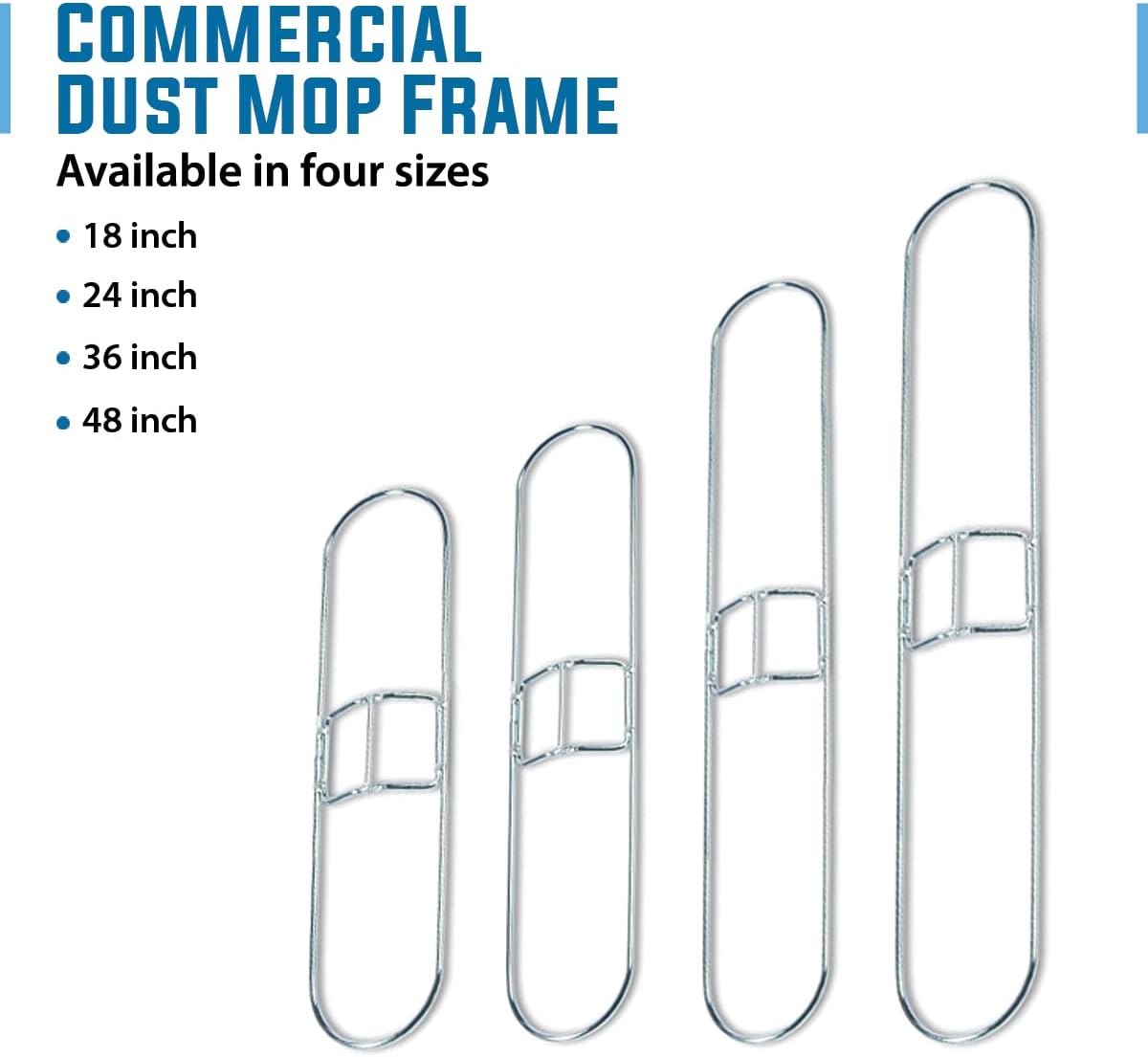 Kleen Handler 18 Inch Commercial Dust Mop Frame (6 Pack)