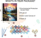 xackcme Mountain Paint by Numbers - Image 2