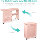 Best Choice Products Folding Sewing Table Multipurpose Craft Station & Side Desk - Image 5