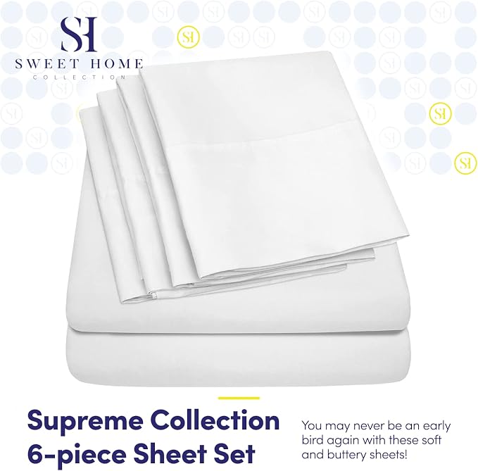 Queen Sheets White - Image 2