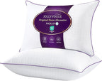 JOLLYVOGUE Pillows King Size Set of 2, Washable Supportive Bed Pillows by JOLLYVOGUE