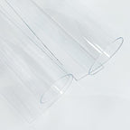 Transparent PVC Faux Leather Sheets, Glossy Waterproof Clear Vinyl Fabric by XHTFauxLeather