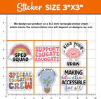 MAIANEY Special Education Teacher SPED Sticker, School Staff Decal - Image 4