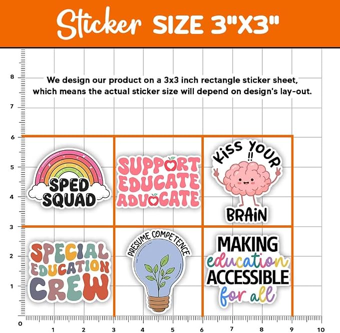 MAIANEY Special Education Teacher SPED Sticker, School Staff Decal - Image 4