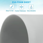 PATIKIL EVA Foam Sheet 10Pcs 12x8 Inch 2mm Thick Gray | Easy Cutting EVA Foam - Image 3