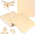 18 PCS 12 Inch Square Basswood Board, Thickness 1/4 Inch, Basswood Sheets by GNIEMCKIN