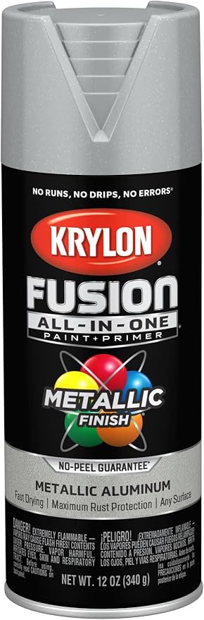 Krylon Fusion All-In-One Metallic Spray Paint & Primer, Aluminum by Krylon%C2%AE
