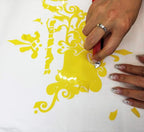 guangyintong Heat Transfer Vinyl Yellow HTV Rolls, Matte Surface Yellow Vinyl - Image 4