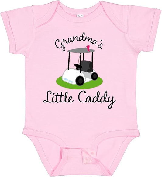 inktastic Grandma's Little Caddy Golf Baby Bodysuit