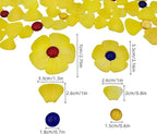 Esweny 12 Flower Stained Glass Mosaic Tiles - Image 5