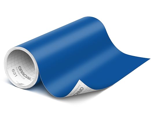 ORACAL 631 Matte Gentian Blue Vinyl Durable Roll Easy to Weed Permanent by Orafol