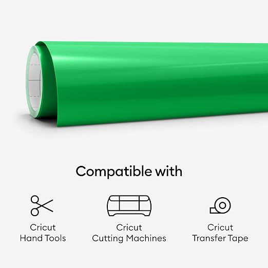 Cricut Premium Permanent Vinyl Roll, Kelly Green - Image 7