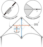 Delta Kite Set for Kids and Adults, Extremely Easy to Launch for Beginners - Image 4