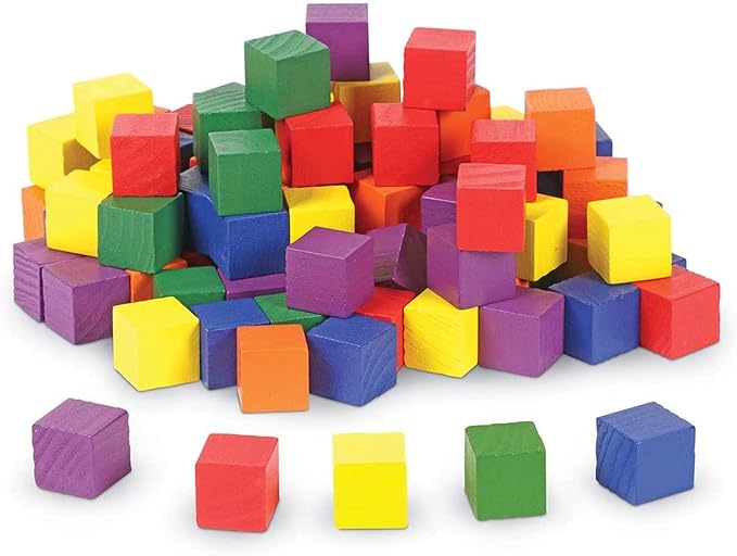 Wood Blocks for Crafts, Unfinished Wood Cubes, 1cm Natural Wooden Blocks - Image 5