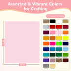 HTVRONT HTV Heat Transfer Vinyl 47 Pack 12" x 10" Iron on Vinyl - Image 2