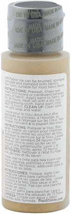 Fabric Creations Fabric Ink in Assorted Colors, Metallic Pure Gold, 2 Fl Oz - Image 3