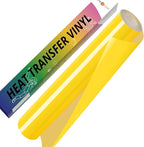 HTVRONT Yellow HTV Vinyl Roll, Heat Transfer Vinyl by HTVRONT