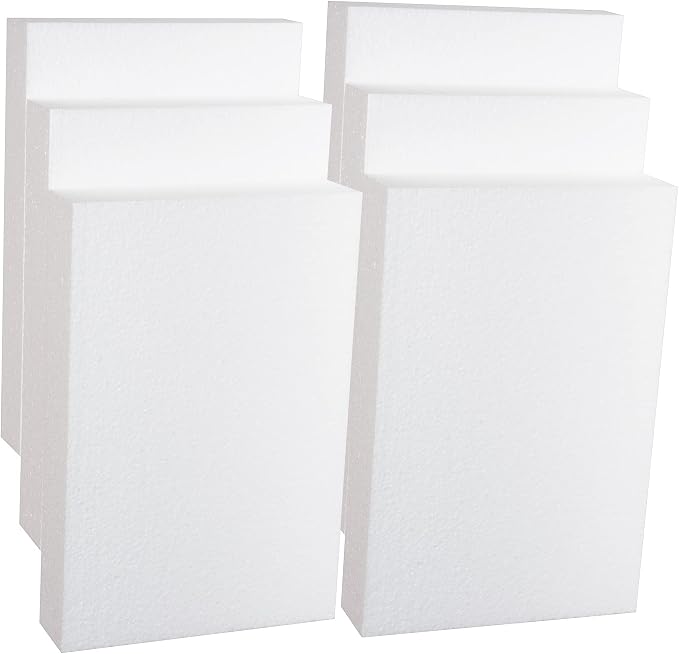 Silverlake 8x12x2 Craft Foam for Styrofoam Block Projects by SilverlakeCraftFoam