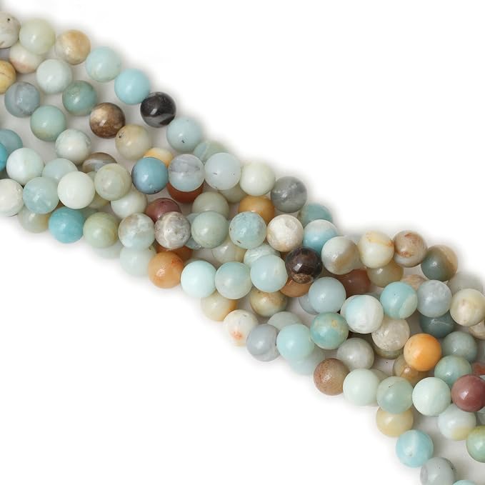 35PCS 10mm Natural Mix Color Amazonite Gemstone Round Loose Beads Stone Beads - Image 4