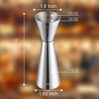 Briout Jigger for Bartending, Double Cocktail Jigger Japanese Premium 304 Food - Image 3