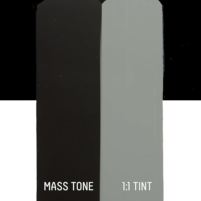 Liquitex BASICS Acrylic Paint, 400ml Bottle, Ivory Black - Image 3