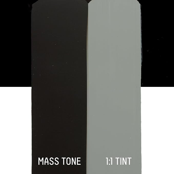 Liquitex BASICS Acrylic Paint, 250ml Tube, Ivory Black - Image 3