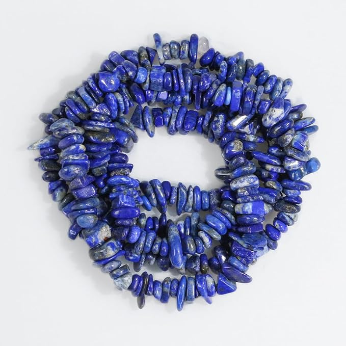 Crystal Chips with Holes for Jewelery Making 5mm-8mm Natural Gemstone Beads - Image 2