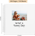 Scrapbook 12x12 Inch DIY Scrapbook Album Hardcover Kraft Paper 100 pages/50 - Image 2