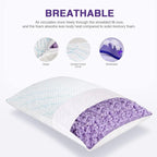 WISHSMILE Cooling King Size Pillows, Pillow King Size Set of 2 Shredded Memory - Image 8