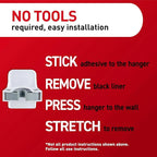Command Broom Grippers, 3 Hangers and 6 Strips, Damage-Free Mop and Broom - Image 6