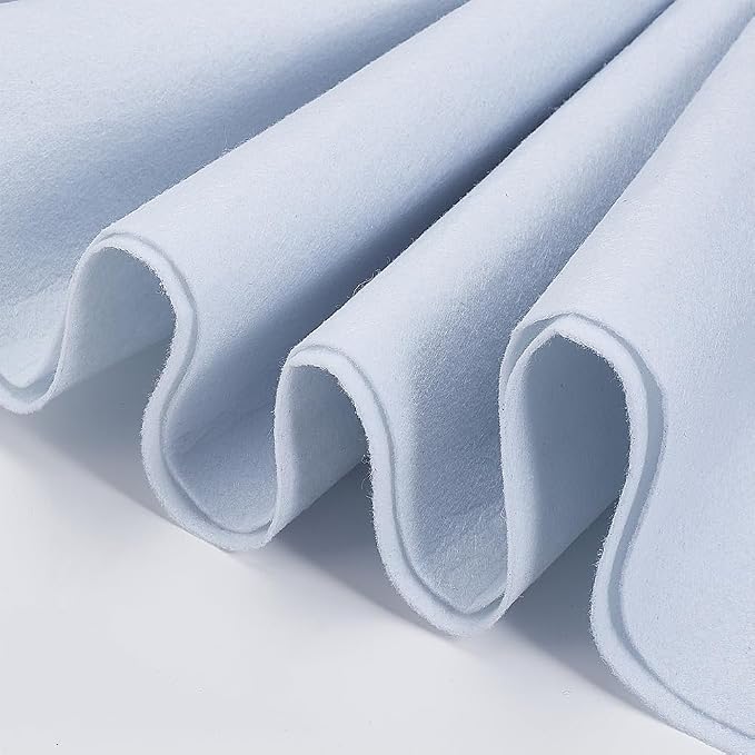 BENECREAT Gray-White Felt Roll, 10FT x 15.74 Inch Wide, 1mm Thick | Soft Woven - Image 4