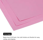 MECCANIXITY EVA Foam Sheets Light Pink 19.7 Inch x 17.7 Inch 0.8mm Thick Crafts - Image 5