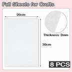 Luomorgo 8 Pcs 8 x 12 Inch Stiff Felt, 2mm Thick, - Image 4