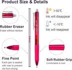 Lineon Erasable Gel Pens, 18 Colors Retractable Fine Point Erasable Pens Clicker - Image 2