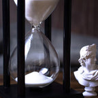 BELLAWARE Hourglass Timer with White Sand, 30 Minute Wooden Sand Timer | - Image 4