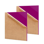 2 Pack 16'' x 20'' Opaque Purple Acrylic Sheet, 3mm Thick Acrylic Plastic Sheet by Unknown