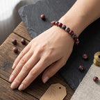 60pcs Black Red White Imperial Jasper Gemstone Beads，6mm Round Loose Stone Beads - Image 6