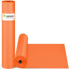 Orange Wrapping Paper 15"x450", Solid Color Orange Construction Bulletin Board by Donyang