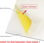 guangyintong Heat Transfer Vinyl Glow Glitter HTV Rolls, Glitter HTV Vinyl - Image 2