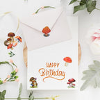 Imeepa 60Pcs Mushroom Stickers Transparent Scrapbooking Stickers | Waterproof - Image 5
