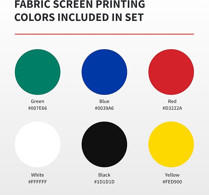 Speedball Fabric Screen Printing Ink Starter Set, 4 Fl Oz - Image 3