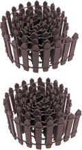 35 Inches Mini Fairy Garden Fence DIY Small Wood Decorative Picket Fence Micro by XFGSYXS