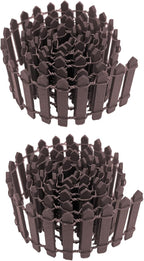 35 Inches Mini Fairy Garden Fence DIY Small Wood Decorative Picket Fence Micro by XFGSYXS