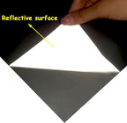 HTVVETUR Reflective Heat Transfer Vinyl Roll 12 Inch by 5 Feet Iron on DIY - Image 2