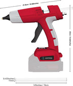 100W Cordless Hot Glue Gun Compatible - Image 3
